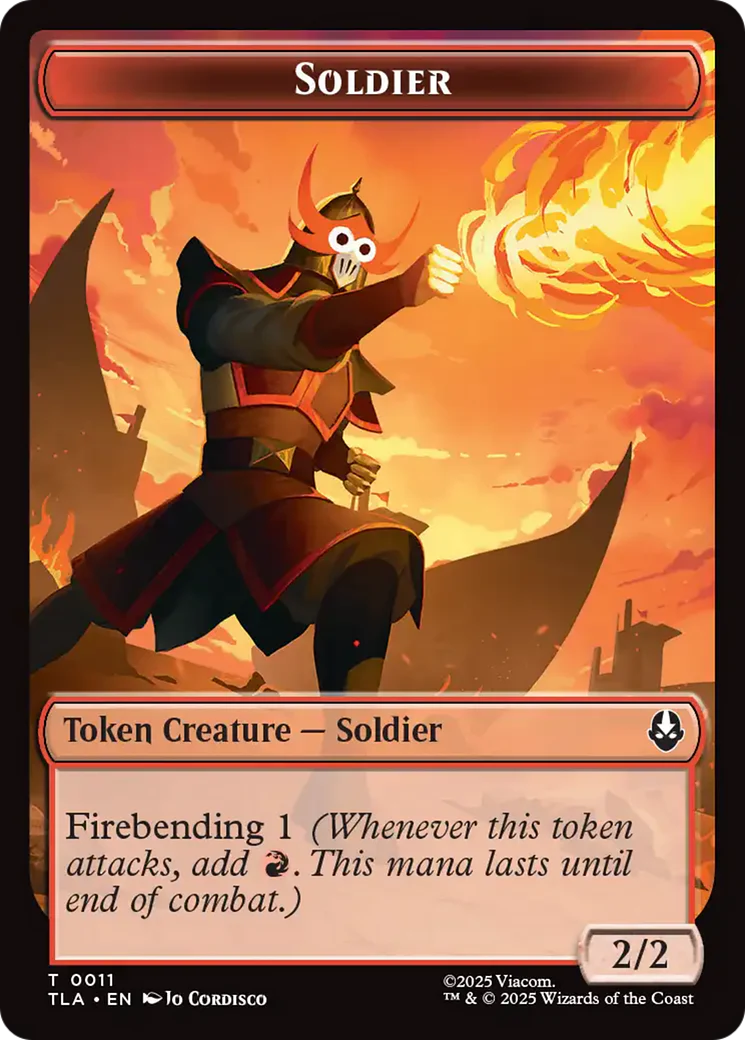 Ally (0006) // Soldier (0002) Double-Sided Token [Avatar: The Last Airbender Tokens] - Image 2