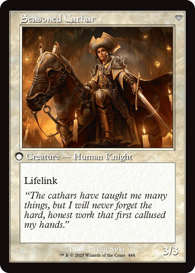 Ambitious Farmhand // Seasoned Cathar (Retro Frame) [Innistrad Remastered] - Image 2