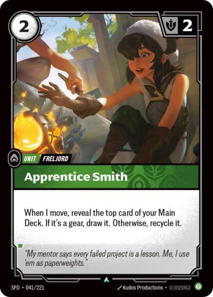 Apprentice Smith - Spiritforged (SFD) (041/221)