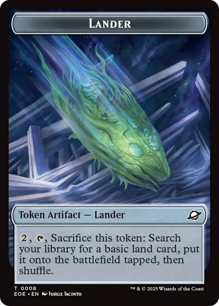 Beast (0006) // Lander Double-Sided Token [Edge of Eternities Tokens] - Image 2