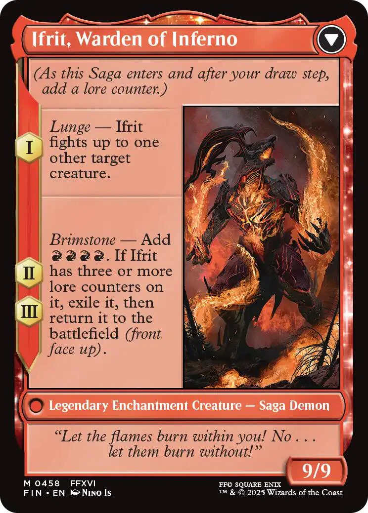 Clive, Ifrit's Dominant // Ifrit, Warden of Inferno (Extended Art) [FINAL FANTASY] - Image 2