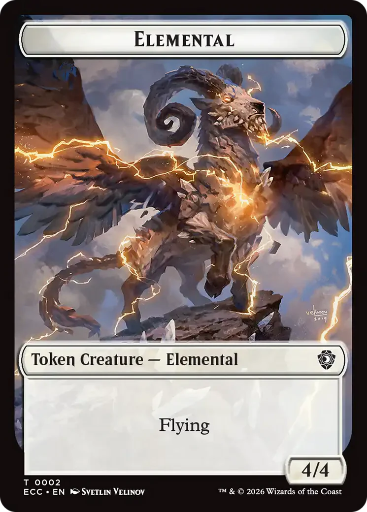 Copy // Elemental (0002) Double-Sided Token [Lorwyn Eclipsed Tokens] - Image 2