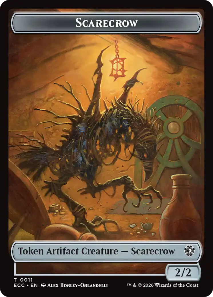 Copy // Scarecrow Double-Sided Token [Lorwyn Eclipsed Tokens] - Image 2