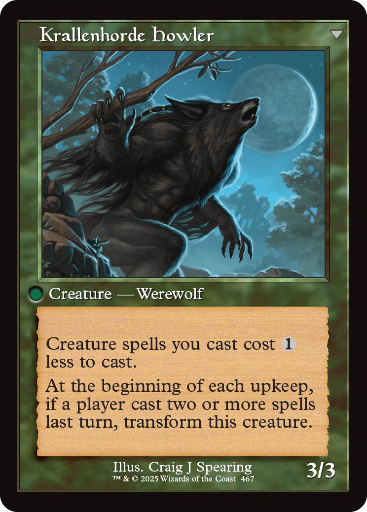 Duskwatch Recruiter // Krallenhorde Howler (Retro Frame) [Innistrad Remastered] - Image 2