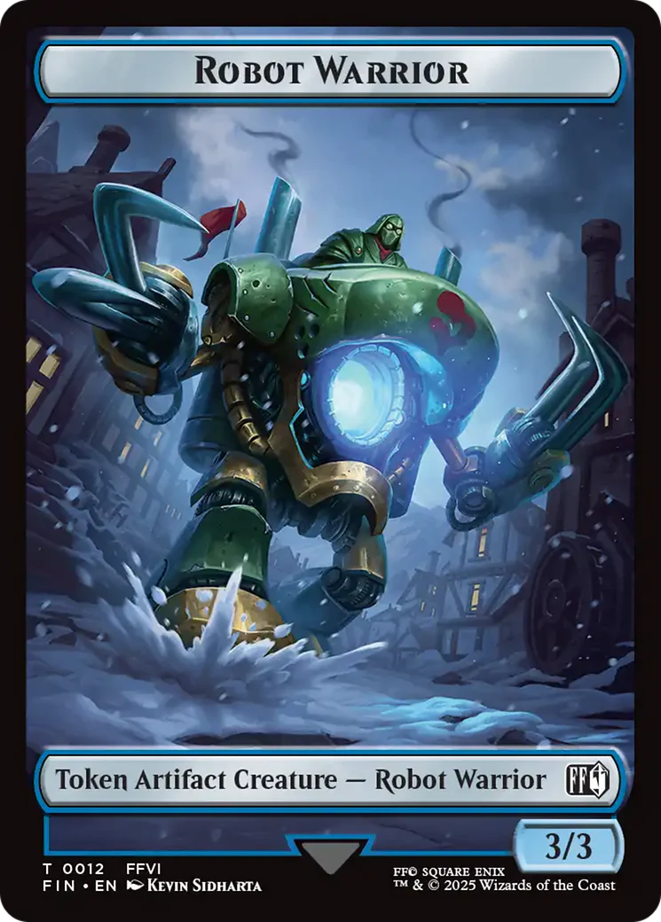 Emblem - Sephiroth, One-Winged Angel // Robot Warrior Double-Sided Token [FINAL FANTASY Tokens] - Image 2