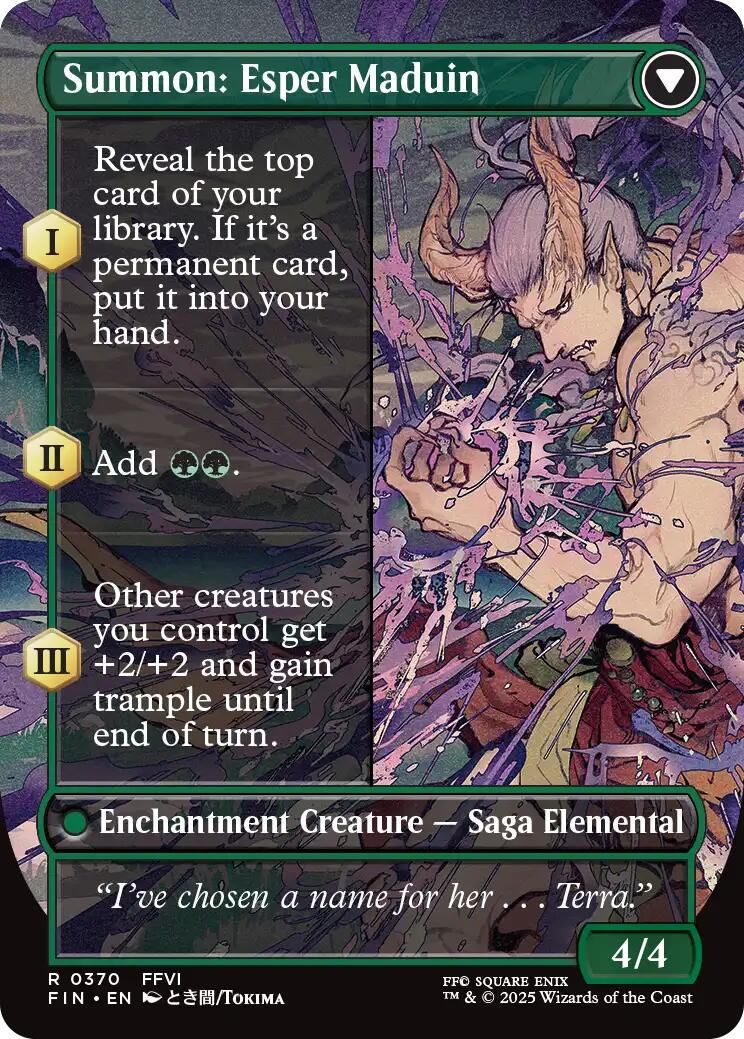 Esper Origins // Summon: Esper Maduin (Borderless) [FINAL FANTASY] - Image 2