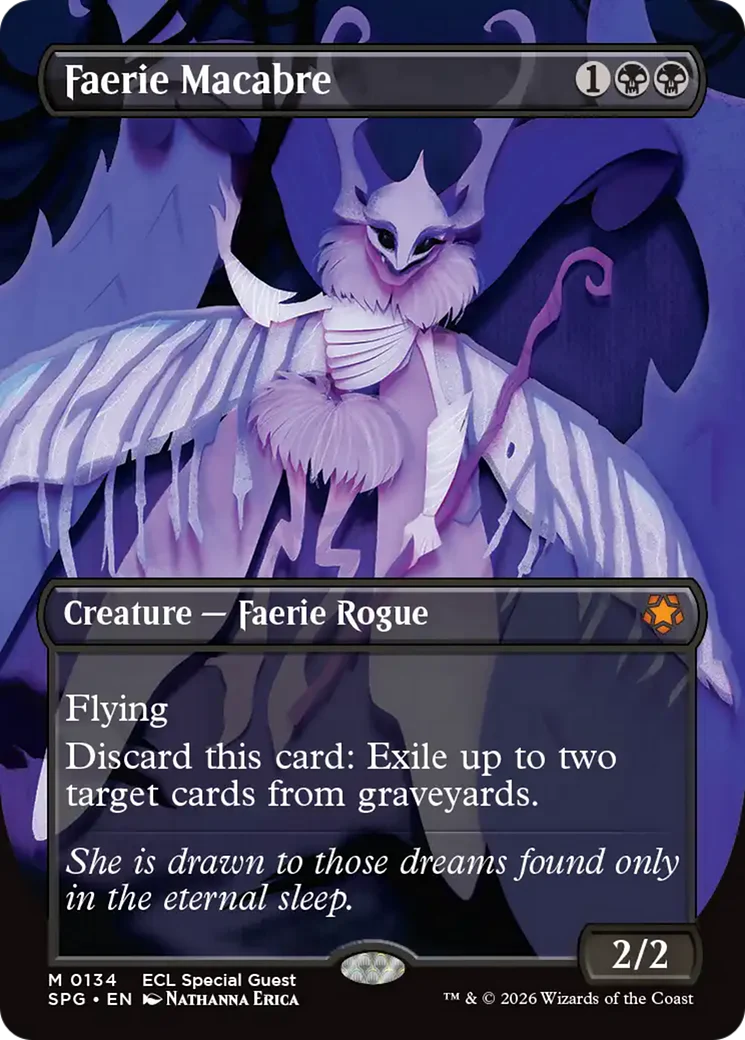 Faerie Macabre (Borderless) [Lorwyn Eclipsed Special Guests] - Image 2