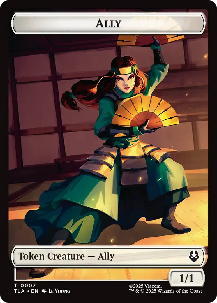 Food (0020) // Ally (0007) Double-Sided Token [Avatar: The Last Airbender Tokens] - Image 2