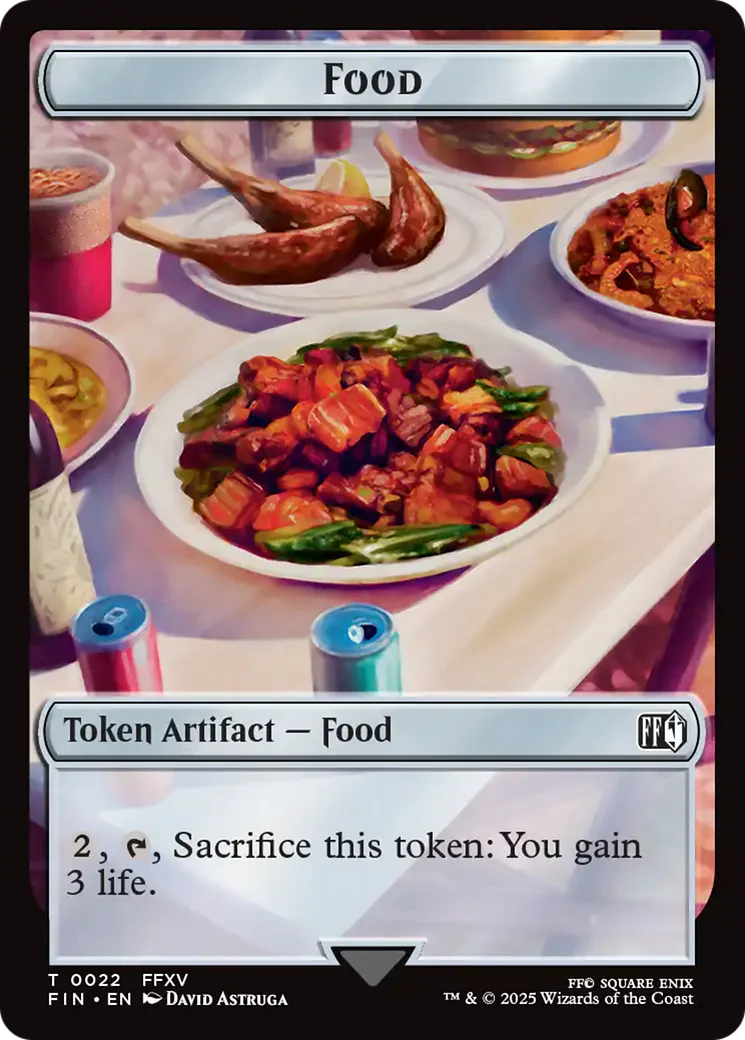 Hero (0002) // Food Double-Sided Token [FINAL FANTASY Tokens] - Image 2