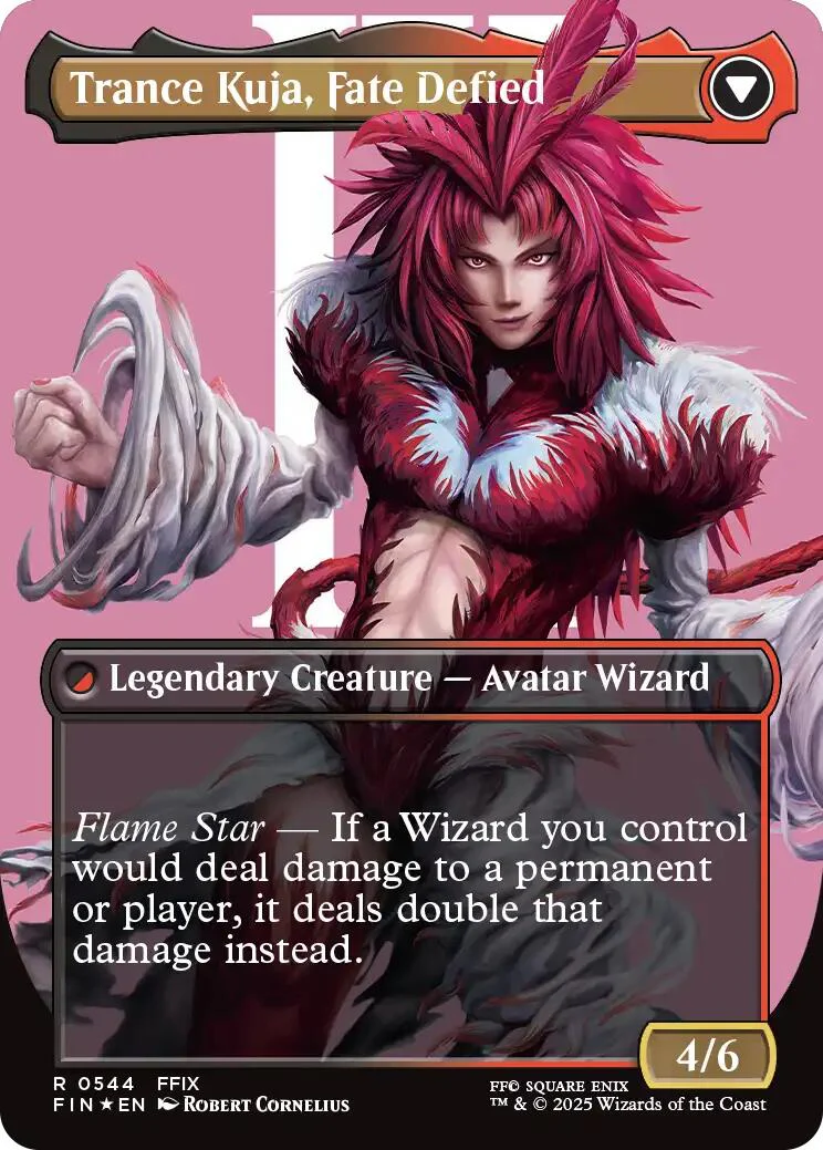 Kuja, Genome Sorcerer // Trance Kuja, Fate Defied (Borderless) (Surge Foil) [FINAL FANTASY] - Image 2
