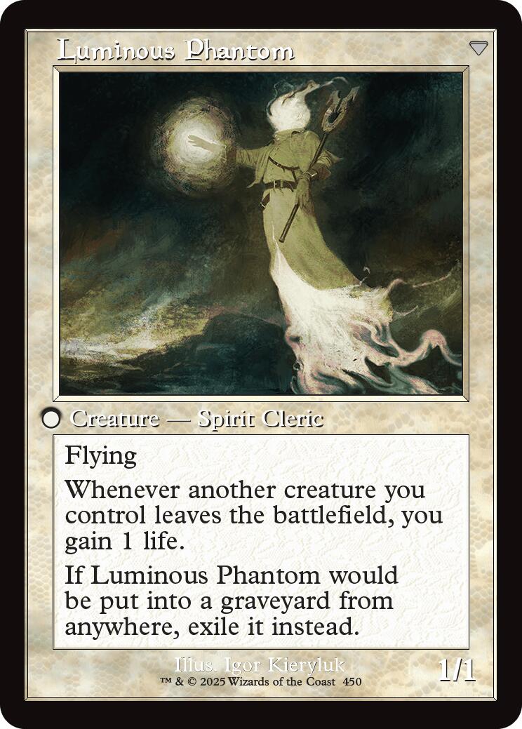 Lunarch Veteran // Luminous Phantom (Retro Frame) [Innistrad Remastered] - Image 2