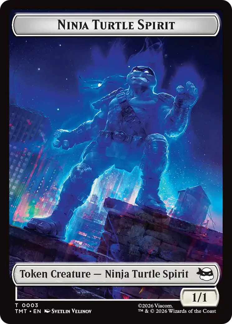 Mutant // Ninja Turtle Spirit Double-Sided Token [Teenage Mutant Ninja Turtles Tokens] - Image 2