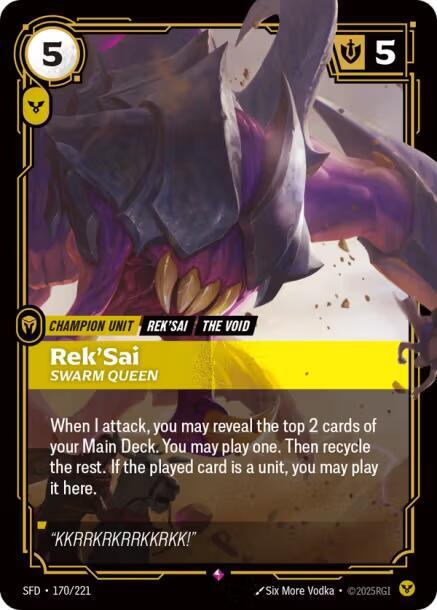 Rek'Sai - Swarm Queen - Spiritforged (SFD) (170/221)