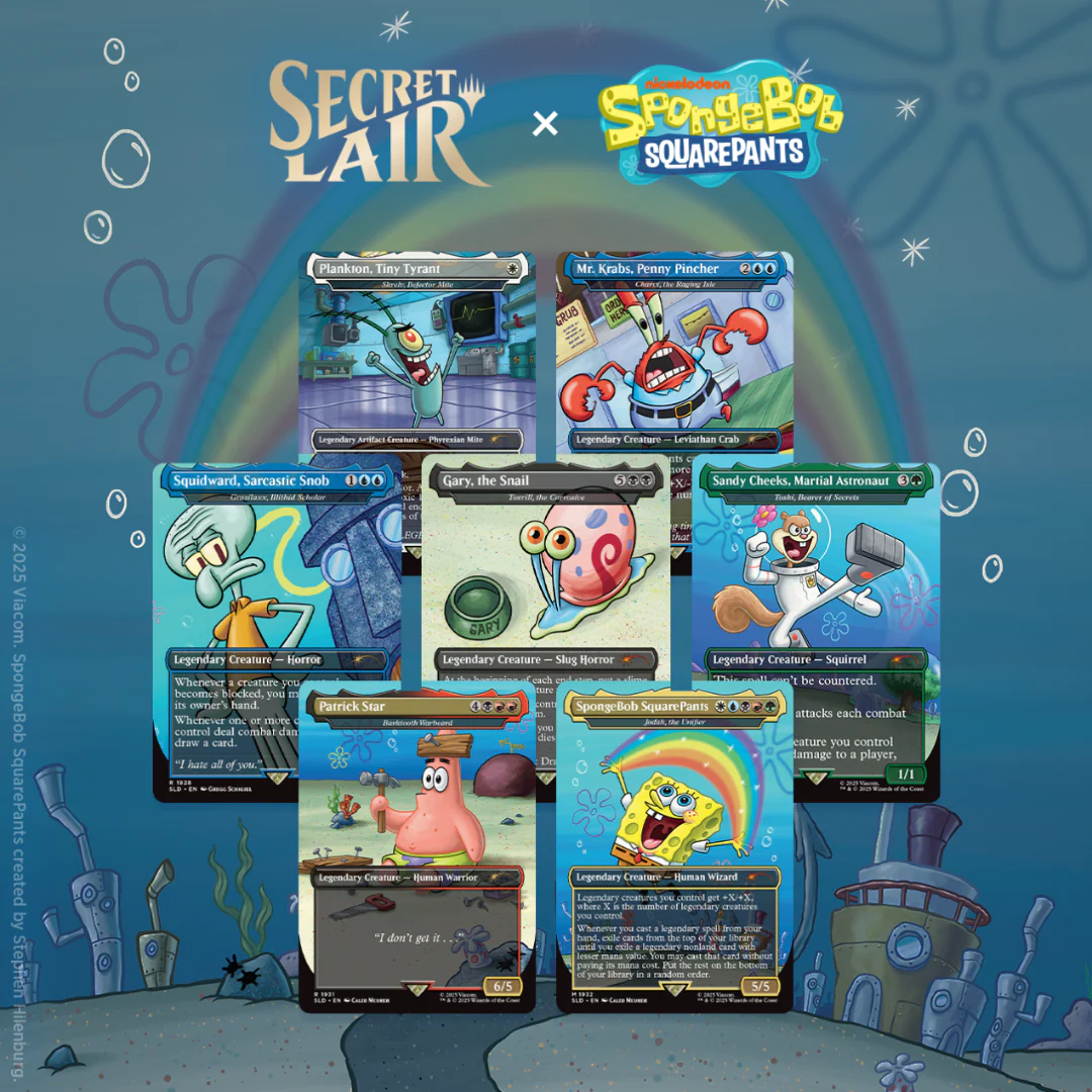 Preventa - Secret Lair x SpongeBob SquarePants: Legends of Bikini Bottom