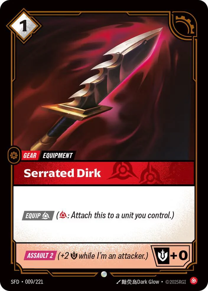 Serrated Dirk - Spiritforged (SFD) (009/221)