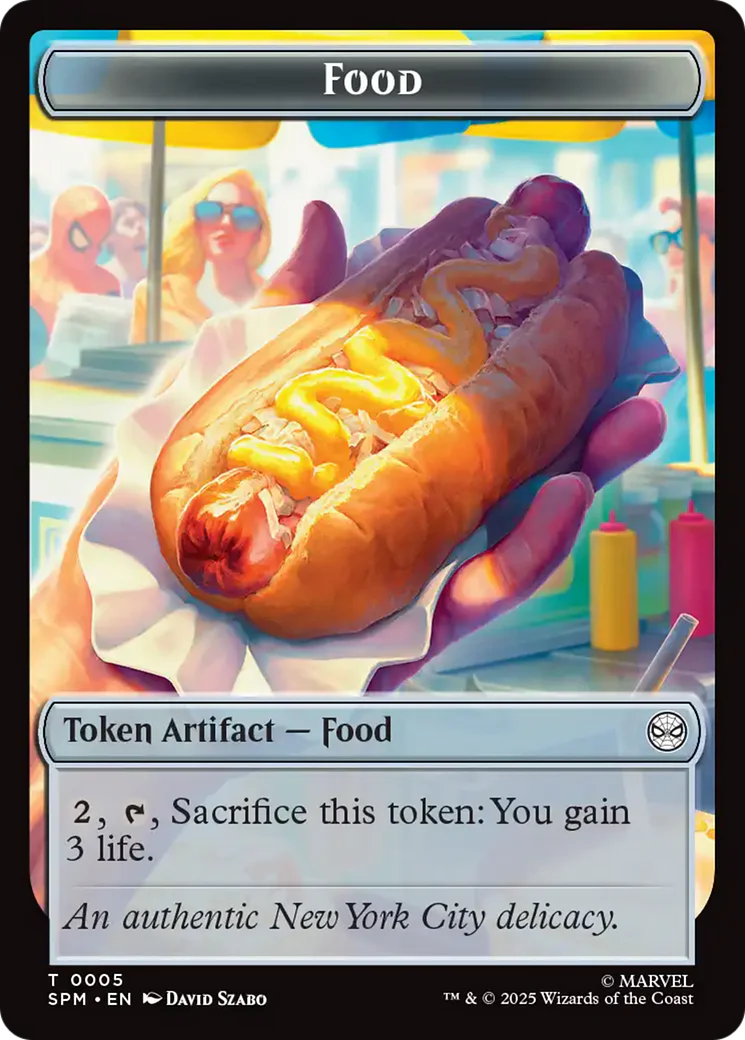 Spider // Food Double-Sided Token [Marvel's Spider-Man Tokens] - Image 2