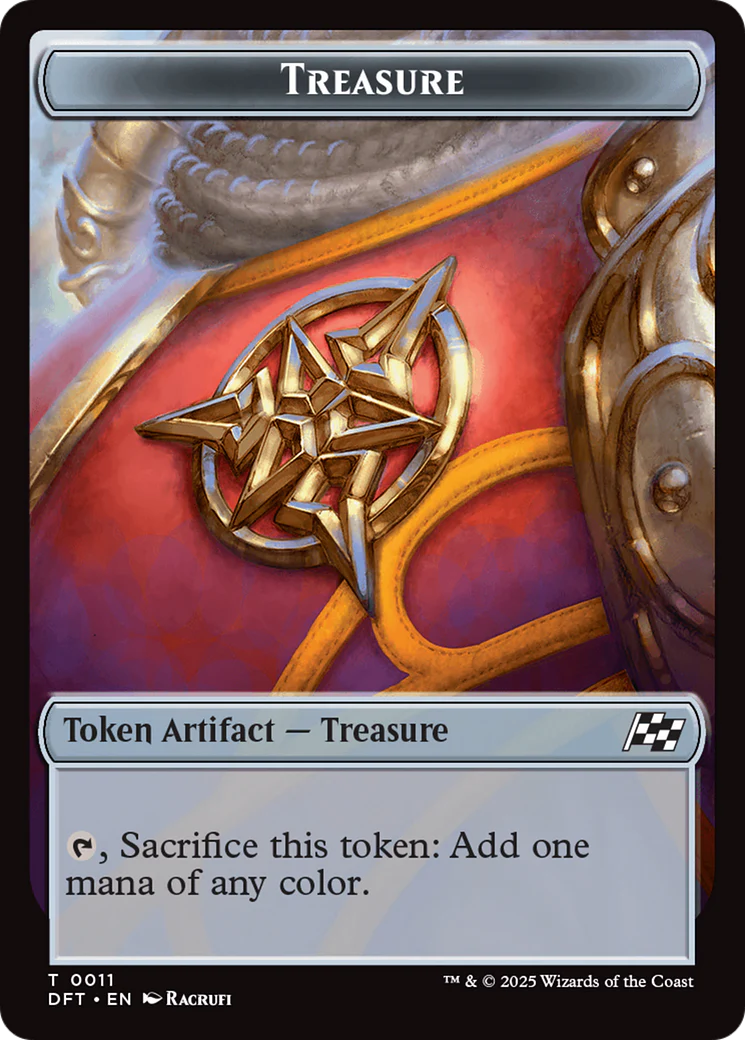 Thopter (0009) // Treasure Double-Sided Token [Aetherdrift Tokens] - Image 2