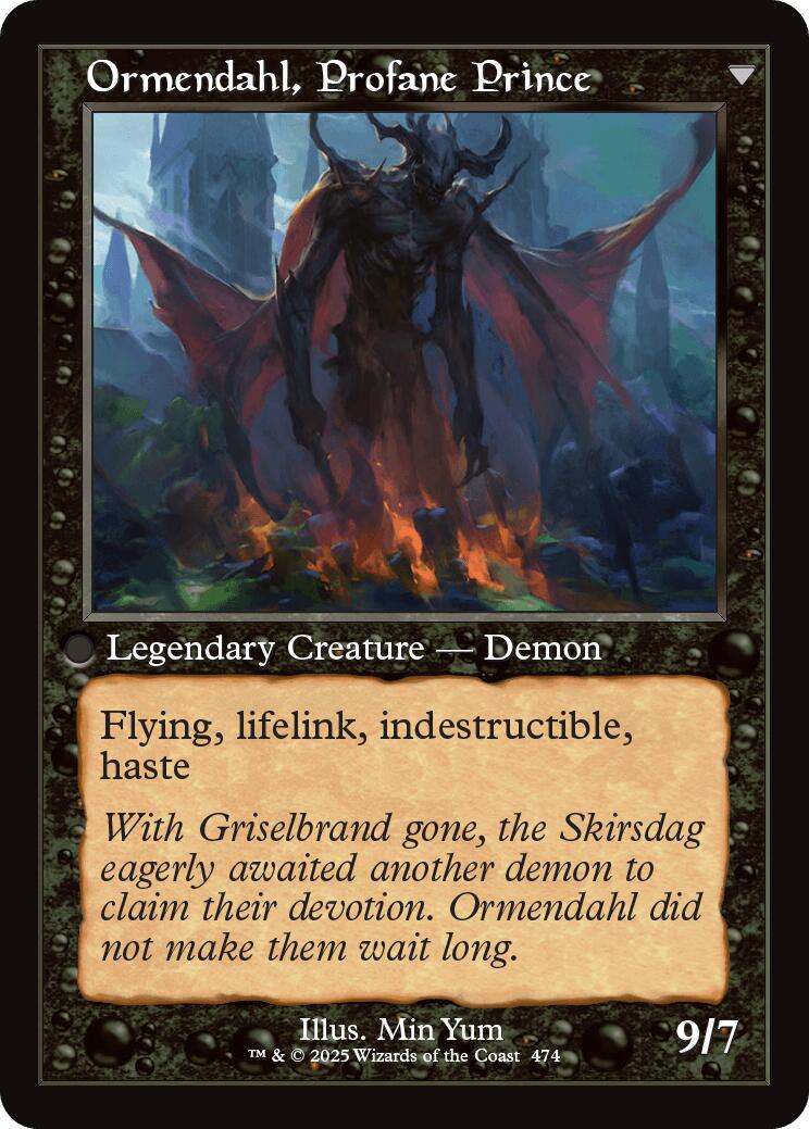 Westvale Abbey // Ormendahl, Profane Prince (Retro Frame) [Innistrad Remastered] - Image 2