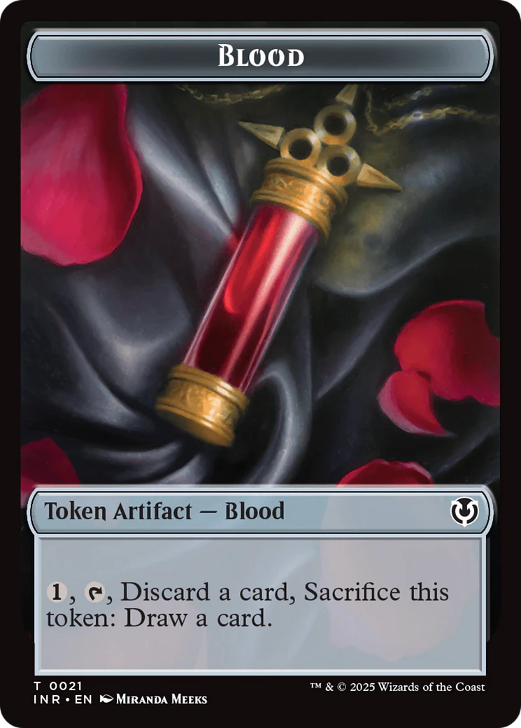 Zombie (0010) // Blood Double-Sided Token [Innistrad Remastered Tokens] - Image 2